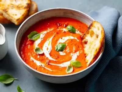 Tinned soup upgrade: Add vodka before heating for richer flavour
