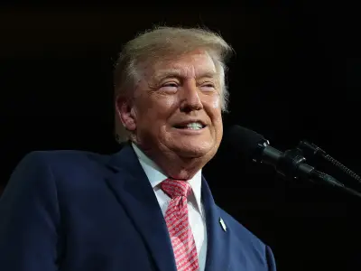 Trump interrupted five times in Kansas, threatens US could 'leave Europe'