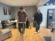 Alan Shearer surprises 'incredible' Morpeth man who defied paralysis