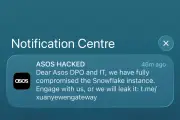 Asos apologises after 'unauthorised activity' alert to customers