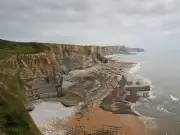 Autumn walk to Monknash beach ends at historic 14th century pub