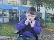 Boy who spent five years in hospital starts school