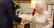 Christian Horner winked at Queen Elizabeth II and cringed