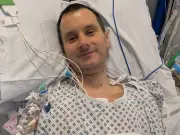 Dad with 'widow-maker' blockage given two years to live after heart transplant