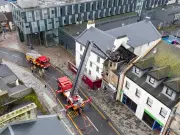 Devastating fire rips through Irvine town centre building