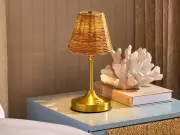 Dusk's £21 rechargeable rattan lamp rivals £128 designer version