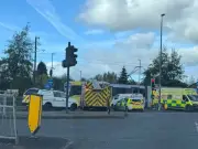 Elderly woman injured in Metrolink tram and car crash in Ashton