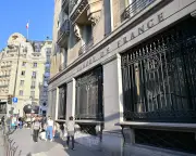 Euro dips as French bank chief warns of 'strangled by interest rates' risk