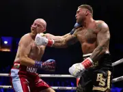 Ex-Cardiff and Aston Villa star James Collins knocked down in boxing debut loss