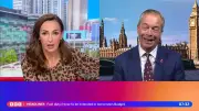 Farage clashes with BBC host over 'Nigerian scammer' remark
