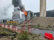 Fiddler's Ferry fire: Emergency response as smoke billows from power station
