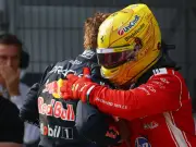 Hamilton and Verstappen share front row as Hadjar hit with grid penalty