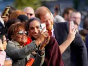 Harry and Meghan cheered at first joint UK engagement since return