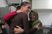 Harry and Meghan reunite with Grenfell 'ladies' in emotional visit