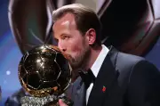 Harry Kane thanks Tottenham in emotional Ballon d'Or 2026 speech