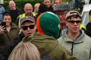 Kneecap visit Portadown to back Garvaghy Road residents amid parade stand-off