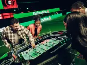 KSI and Chloe Kelly Become Table Football Stars for Baller League