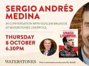 Liverpool FC book event with Sergio Medina and Guillem Balague