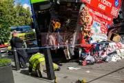London Tour Bus Crashes into Souvenir Stand Near Trafalgar Square