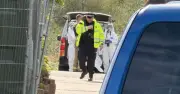 Man arrested on suspicion of murder after body found in burning van in Prestatyn