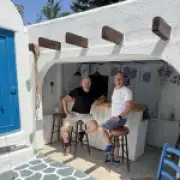 Man Spends £20k Building Mini Greek Village in Swiss Garden