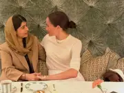 Meghan Markle criticised over Claridge's tea with Malala Yousafzai