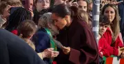 Meghan's sweet words to 90-year-old fan during Nottingham visit