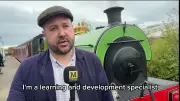 Metro drivers volunteer to drive steam trains at Stephenson Railway
