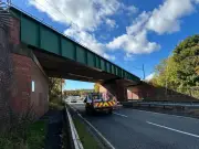 Metro services suspended after lorry hits bridge at Fellgate
