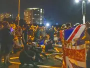Migrants arrive in Gosport as protesters gather at Haslar Marina