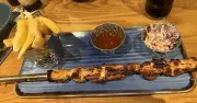 Mum says Harvester meal was 'catfished' after £17.99 skewer arrives
