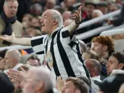 Newcastle United fans at St James' Park as Toon lose 1-0 to Aston Villa
