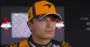 Norris reprimanded for erratic driving behind safety car