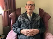 Oldest man in Wales credits fish and chips as he turns 107