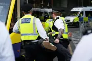 Over 100 arrested at pro-Palestine Action protest outside US embassy