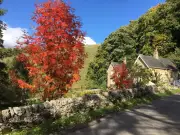Peak District village with two of UK's cosiest pubs