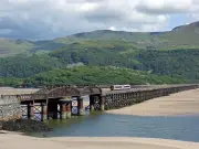 Person rescued after being trapped under Barmouth railway bridge