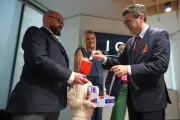 PM Andy Burnham meets Poppy Appeal collectors at No 10 North