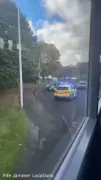 Police chase in Dunfermline ends with spike strips and arrest