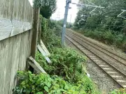 Rainhill dad fears fence could blow onto railway tracks