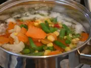 Roast frozen veg with olive oil for tastier results