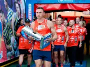 Sir Kevin Sinfield completes charity challenge as son Jack wins Super League