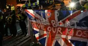 Six arrested as migrant protest erupts in Gosport