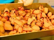 Spray roast potatoes with vinegar for a crispy finish, says cook