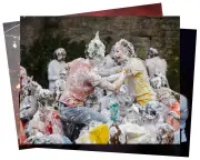 St Andrews students mark Raisin Monday with giant foam fight