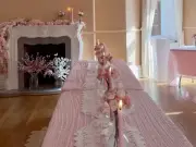 Stacey Solomon's Bridgerton-Inspired Dining Room for Joint Birthday with Rose