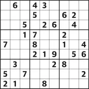 Sudoku 7,478 medium puzzle for Guardian readers