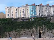 Tenby Civic Society slams 'unacceptable' cliff face sign