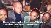 Three sisters who drowned off Brighton Beach took own lives, inquest hears