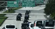 Trump airport flights halted after suspicious call before departure